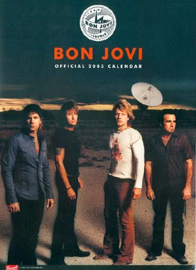 Bon Jovi 'Bounce' 2003' Calendar – Rock by Mail