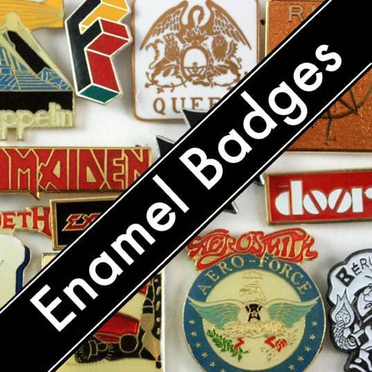 Enamel Rock Badges