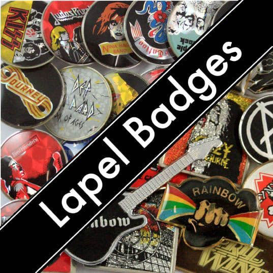 Lapel Rock Badges