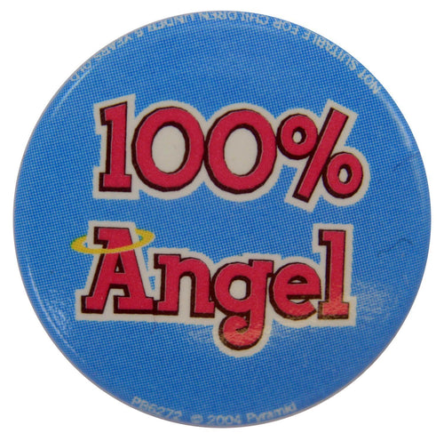 100% Angel - Button Badge
