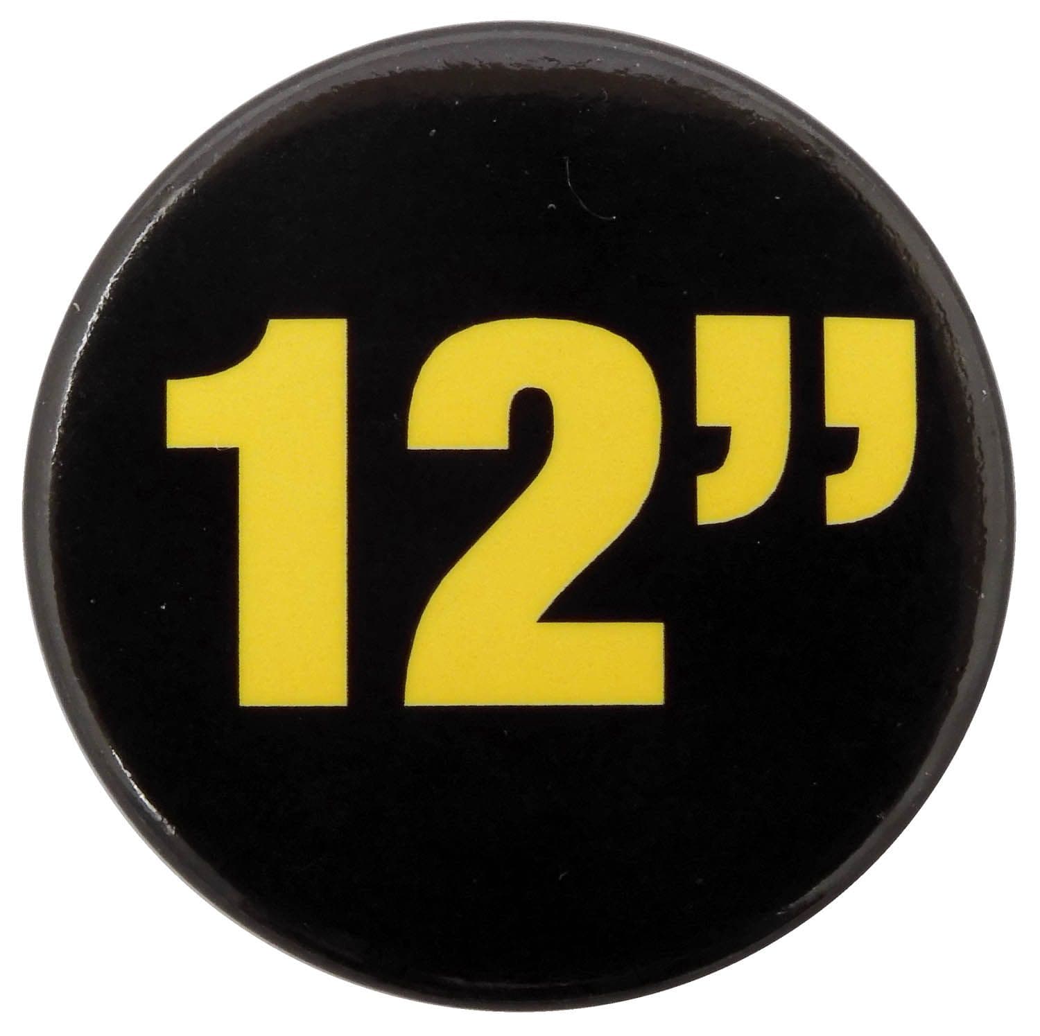 12" - Button Badge