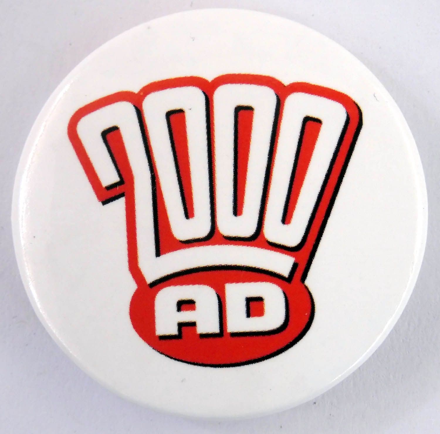 2000 AD - 'Logo' Large Button Badge