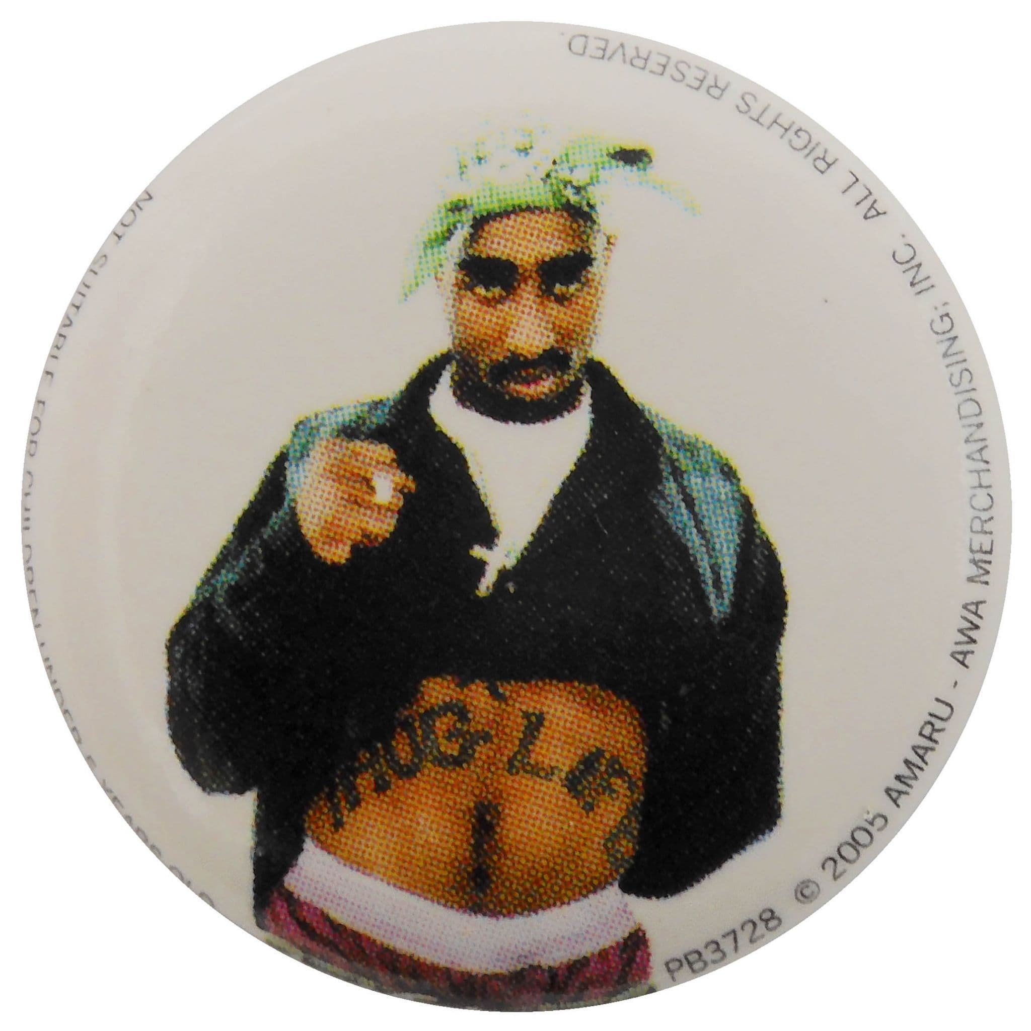 2Pac - 'Thug Life' Button Badge