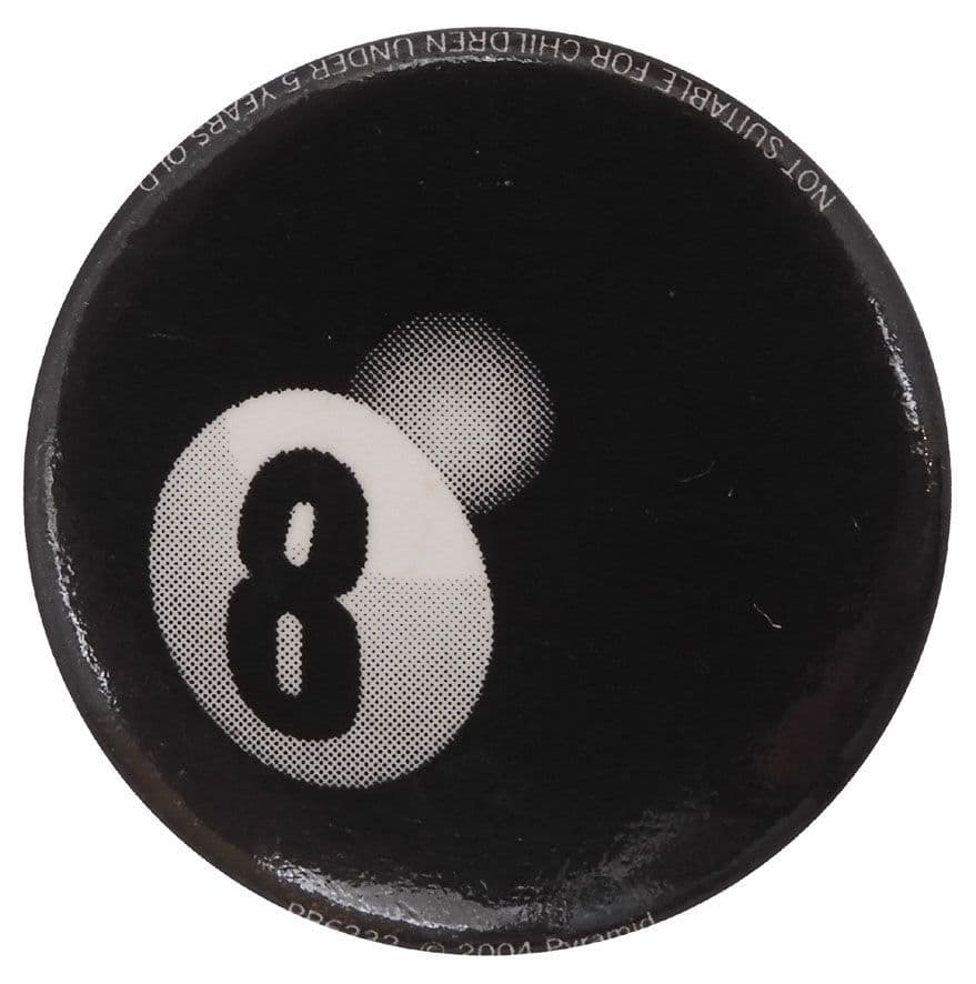 8 Ball - Button Badge