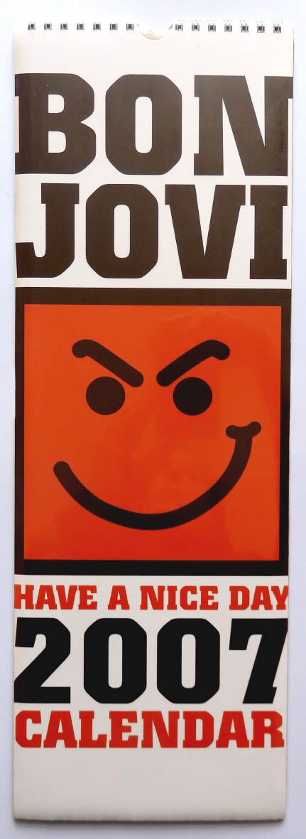 Bon Jovi - Officially Licensed 2008 Slimline Calendar