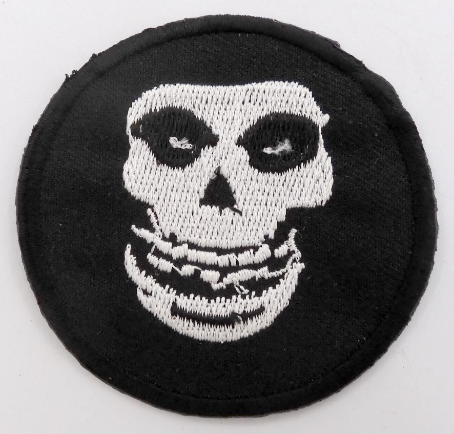 Misfits - 'Skull' Round Embroidered Patch