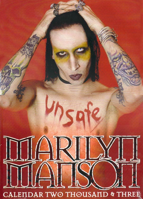 Marilyn Manson - 2002 Calendar