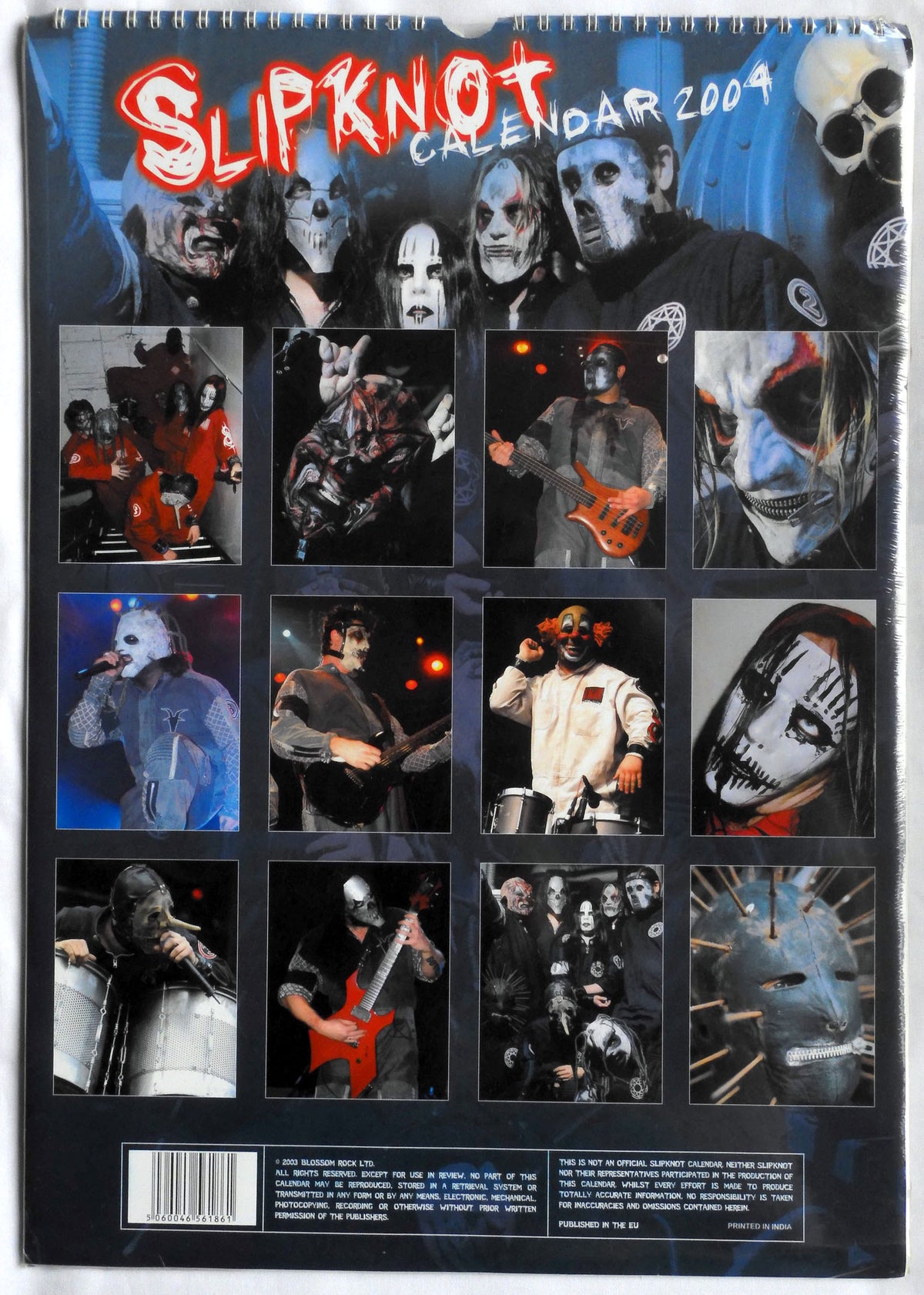 Slipknot - 2004 Calendar