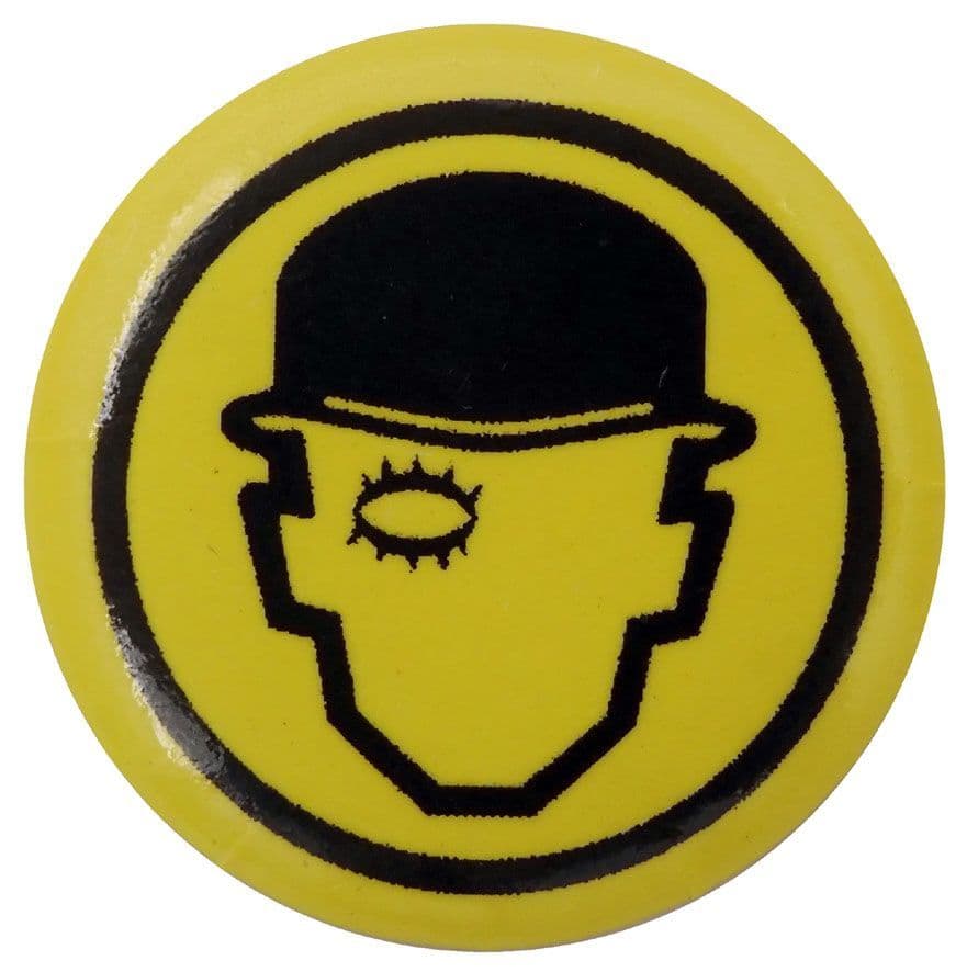 A Clockwork Orange - 'Alex Face (Yellow)' Button Badge