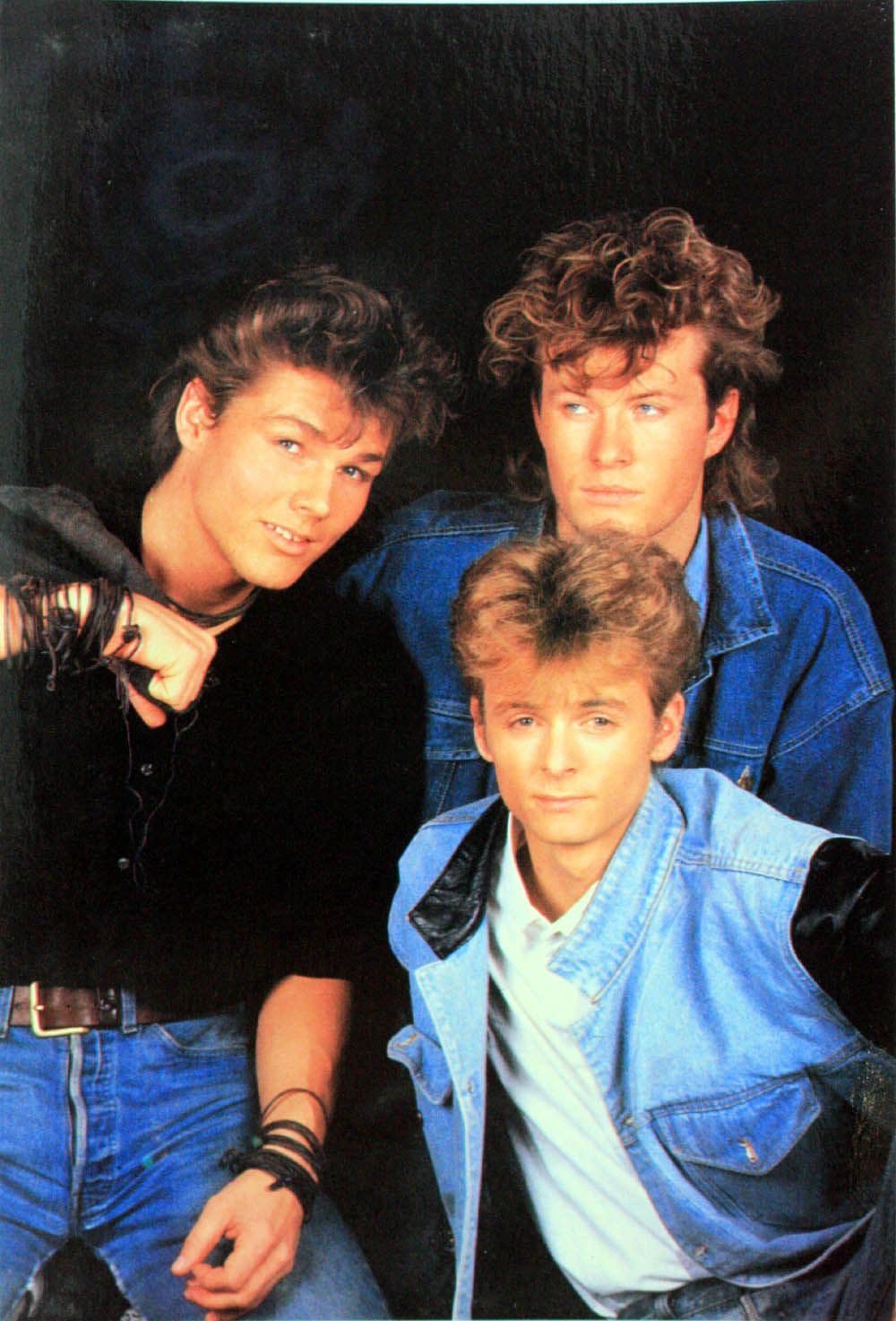 a-ha - 'Group Black' Postcard