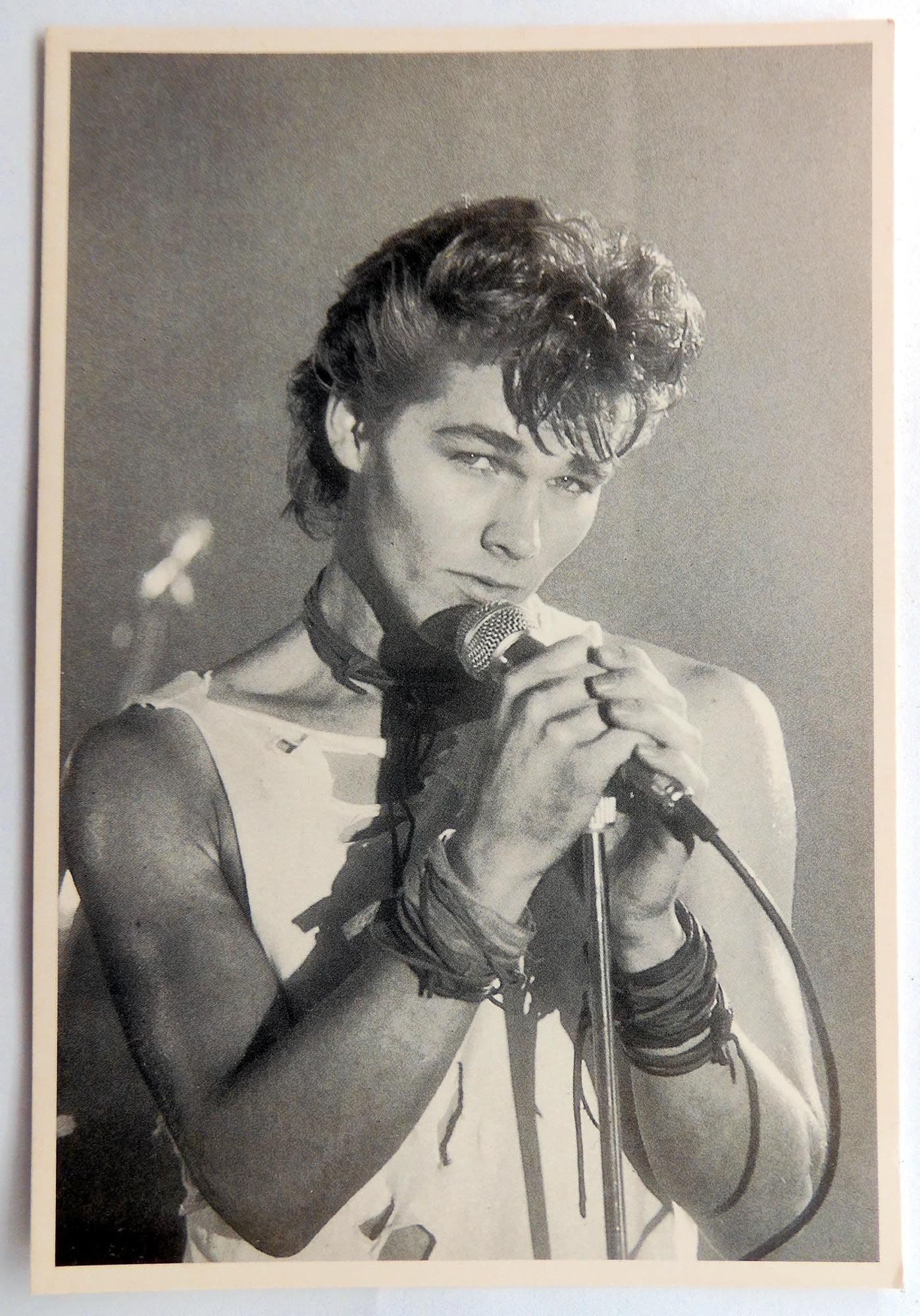 a-ha - 'Morten Black & White' Postcard