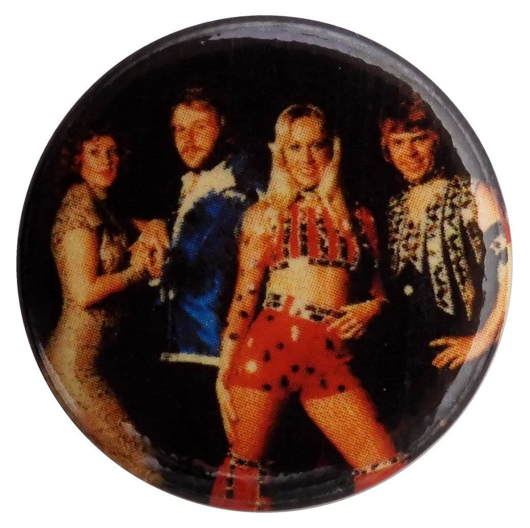 Abba - 'Group Red Hot Pants' Button Badge