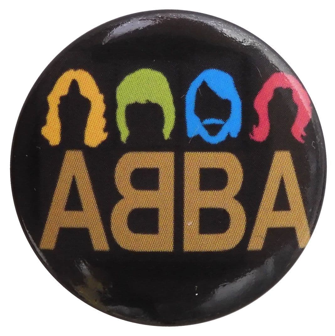Abba - 'Heads Logo' Button Badge