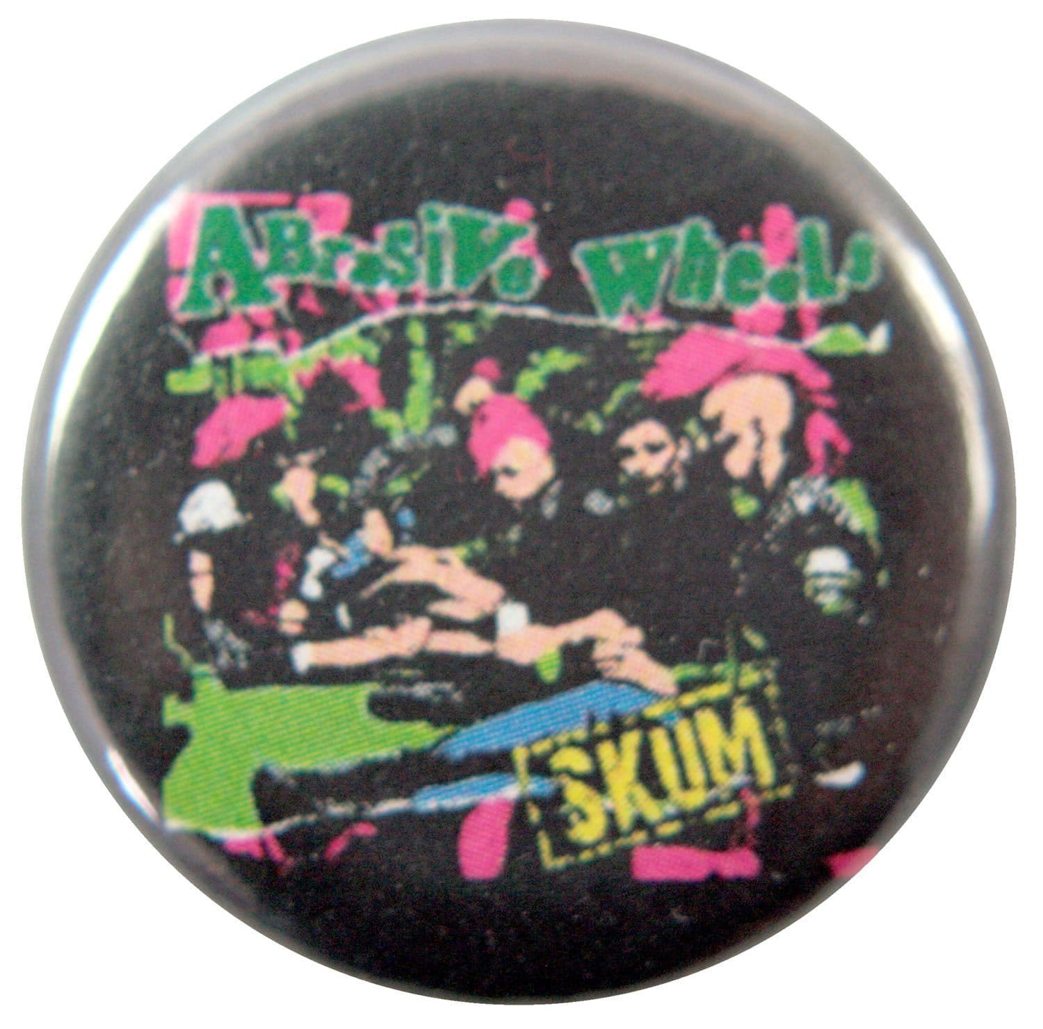 Abrasive Wheels - 'Skum' Button Badge