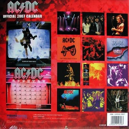 AC/DC - 2007 Official Calendar