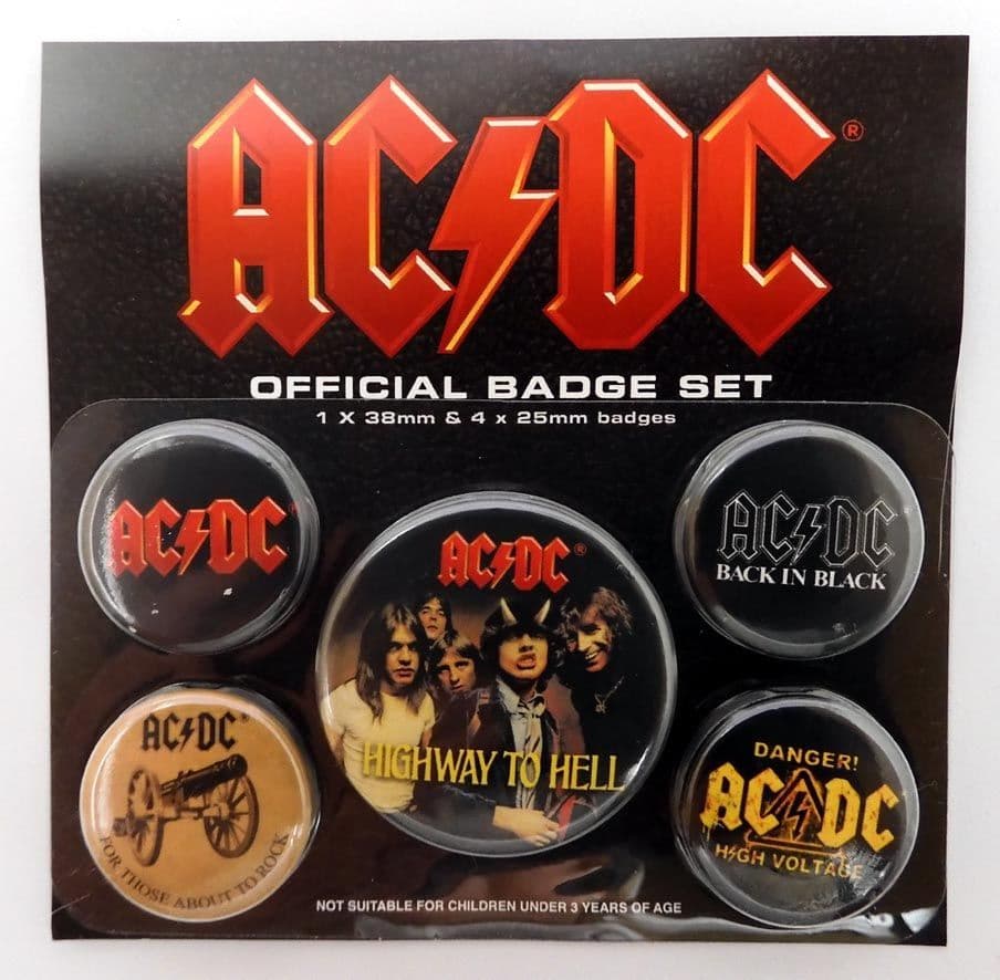 AC/DC - Badge Set