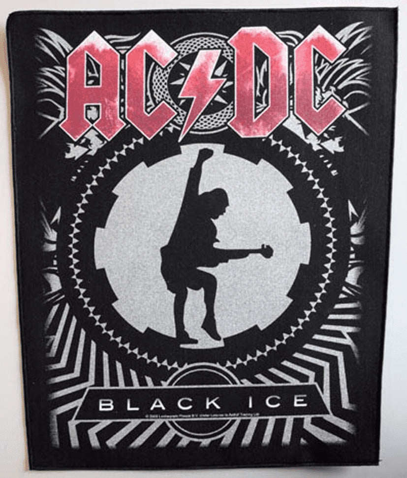 AC/DC - 'Black Ice' Giant Printed Backpatch