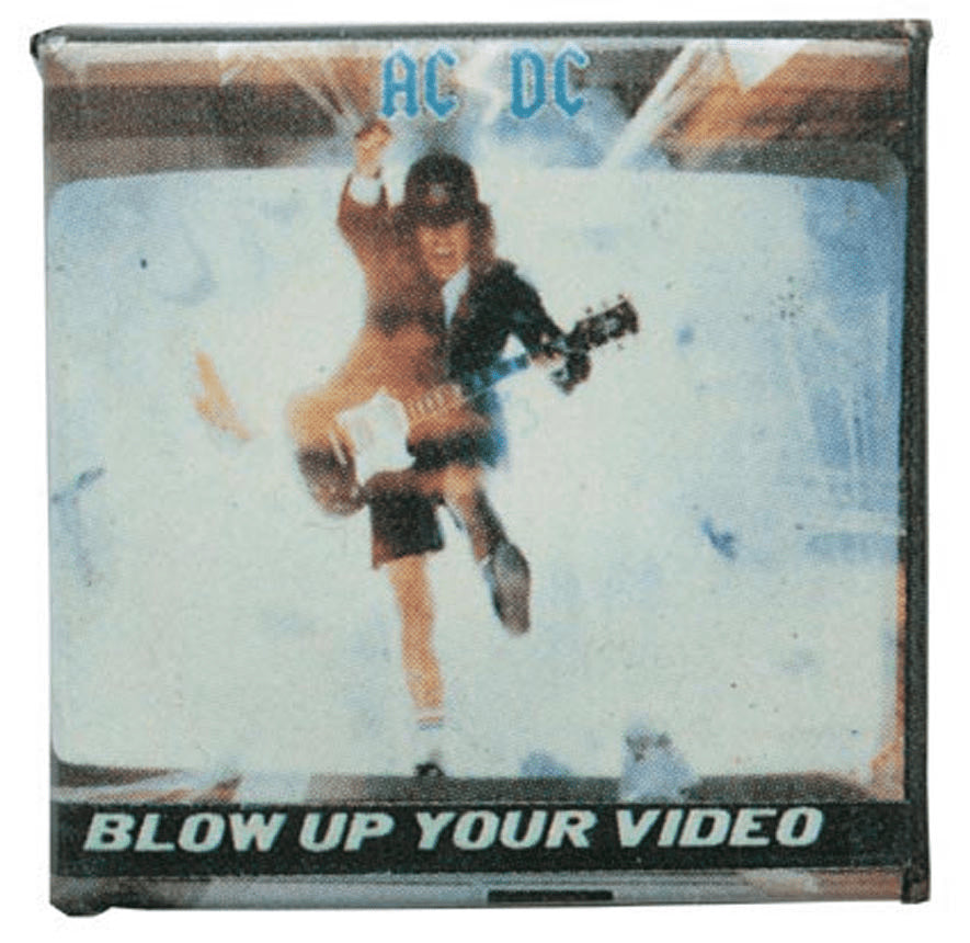 AC/DC - 'Blow Up Your Video' Square Badge