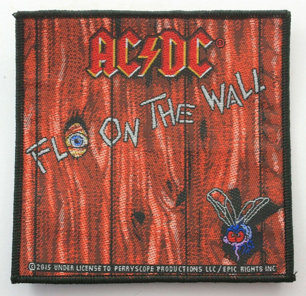 AC/DC - 'Fly on the Wall' Woven Patch