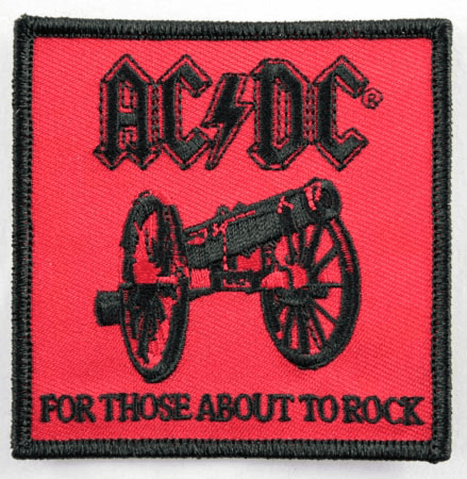 AC/DC - 'For Those About to Rock' Embroidered Patch – Rock by Mail