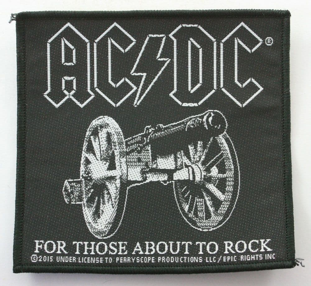 AC/DC - 'For Those About to Rock' Woven Patch