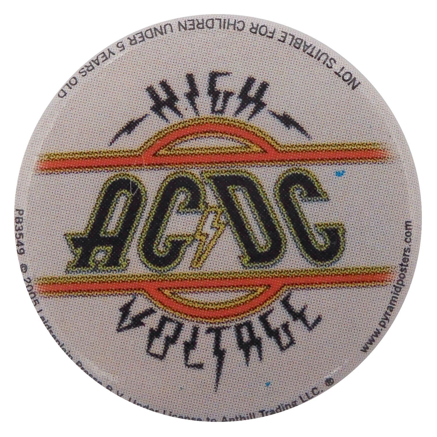 AC/DC - 'High Voltage' Button Badge – Rock by Mail