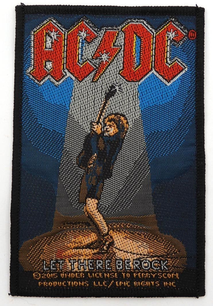 AC/DC - 'Let There Be Rock' Woven Patch