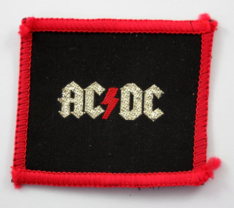 AC/DC - 'Logo' Small Woven Patch