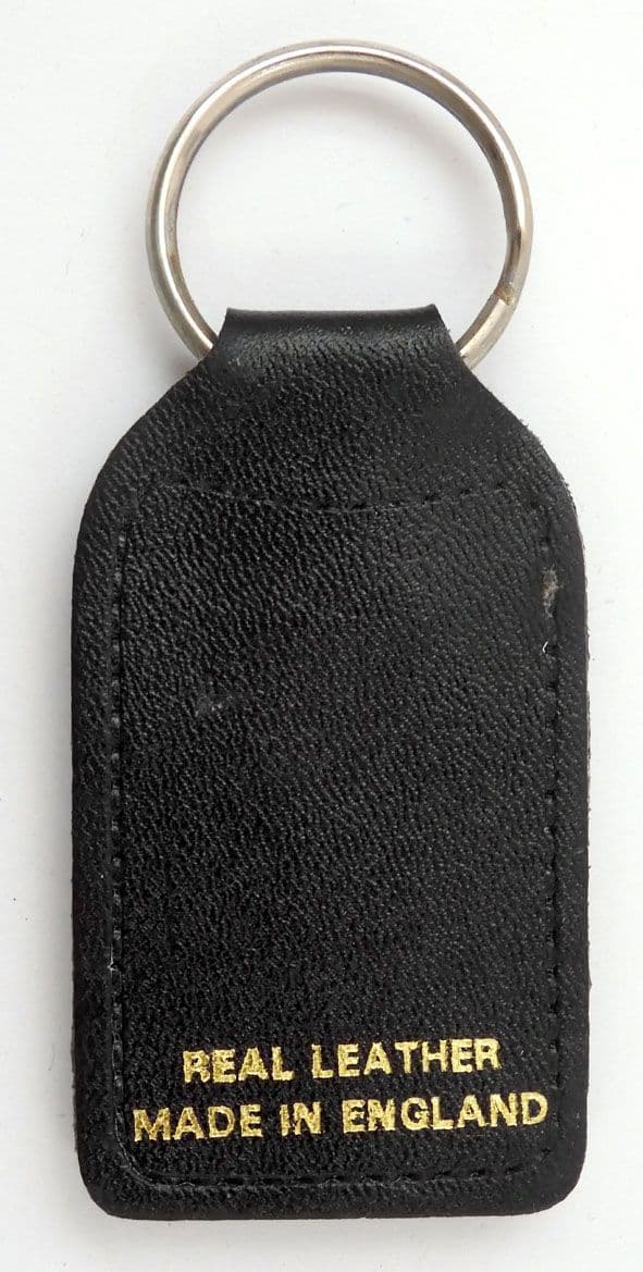 AC/DC - 'Powerage' Keyring  with Leather Fob