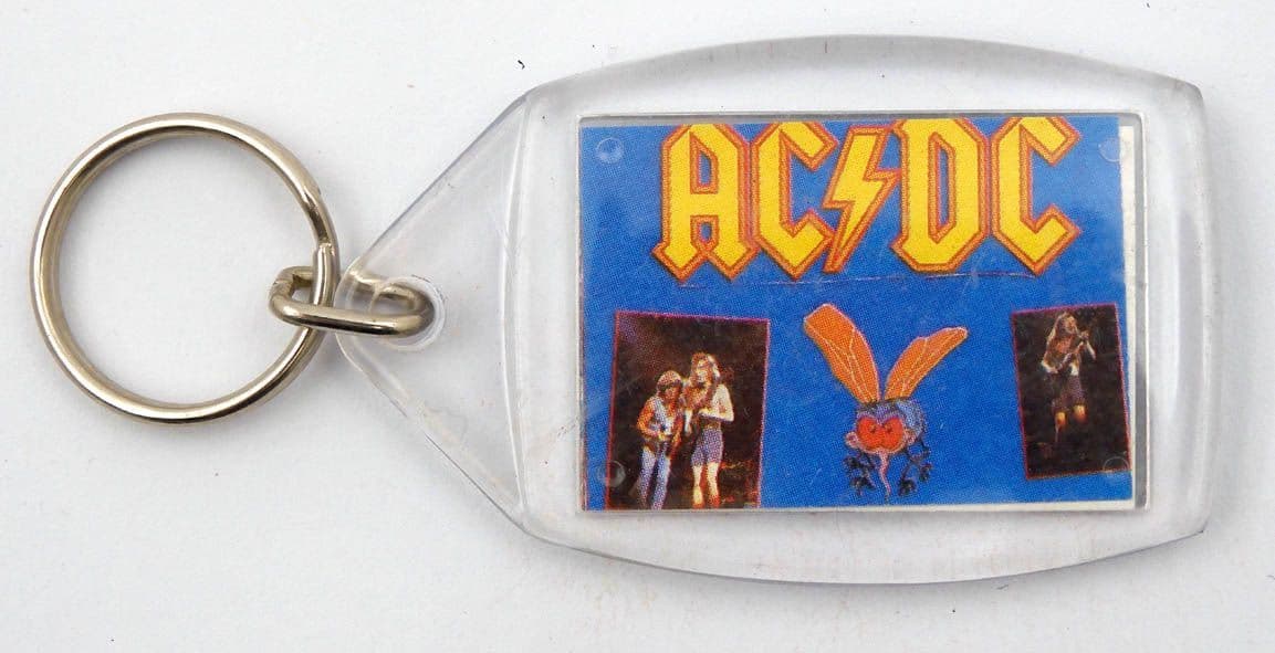 AC/DC - 'Who Made Who' Plastic Keyring