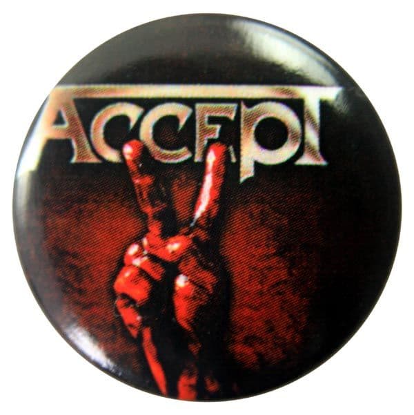 Accept - 'Blood of the Nations' Button Badge