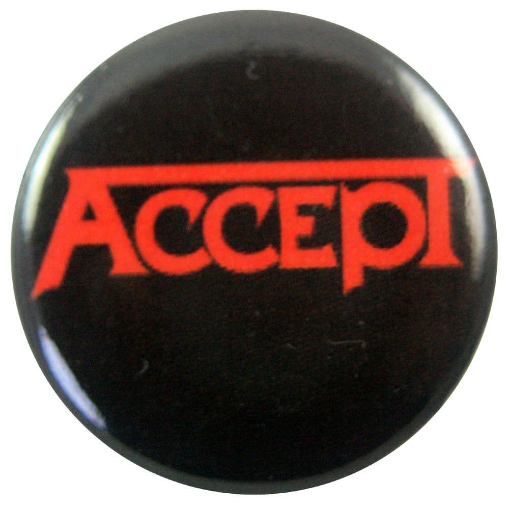 Accept - 'Red Logo' Button Badge