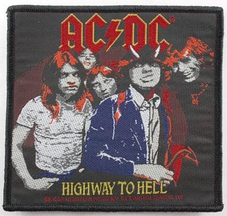 AC/DC - 'Highway to Hell' Woven Patch