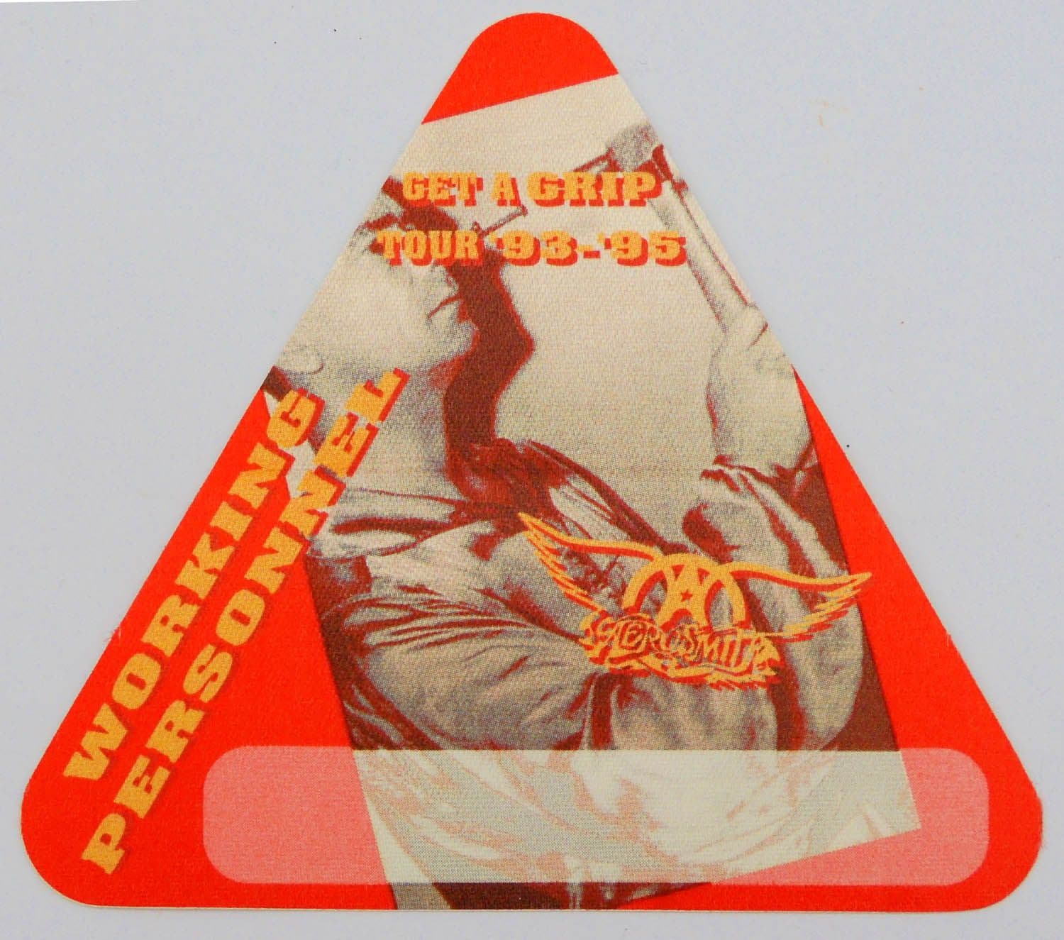 Aerosmith 'Get a Grip Tour '93-'95 - Working Personnel Red' Cloth OTTO Backstage Pass