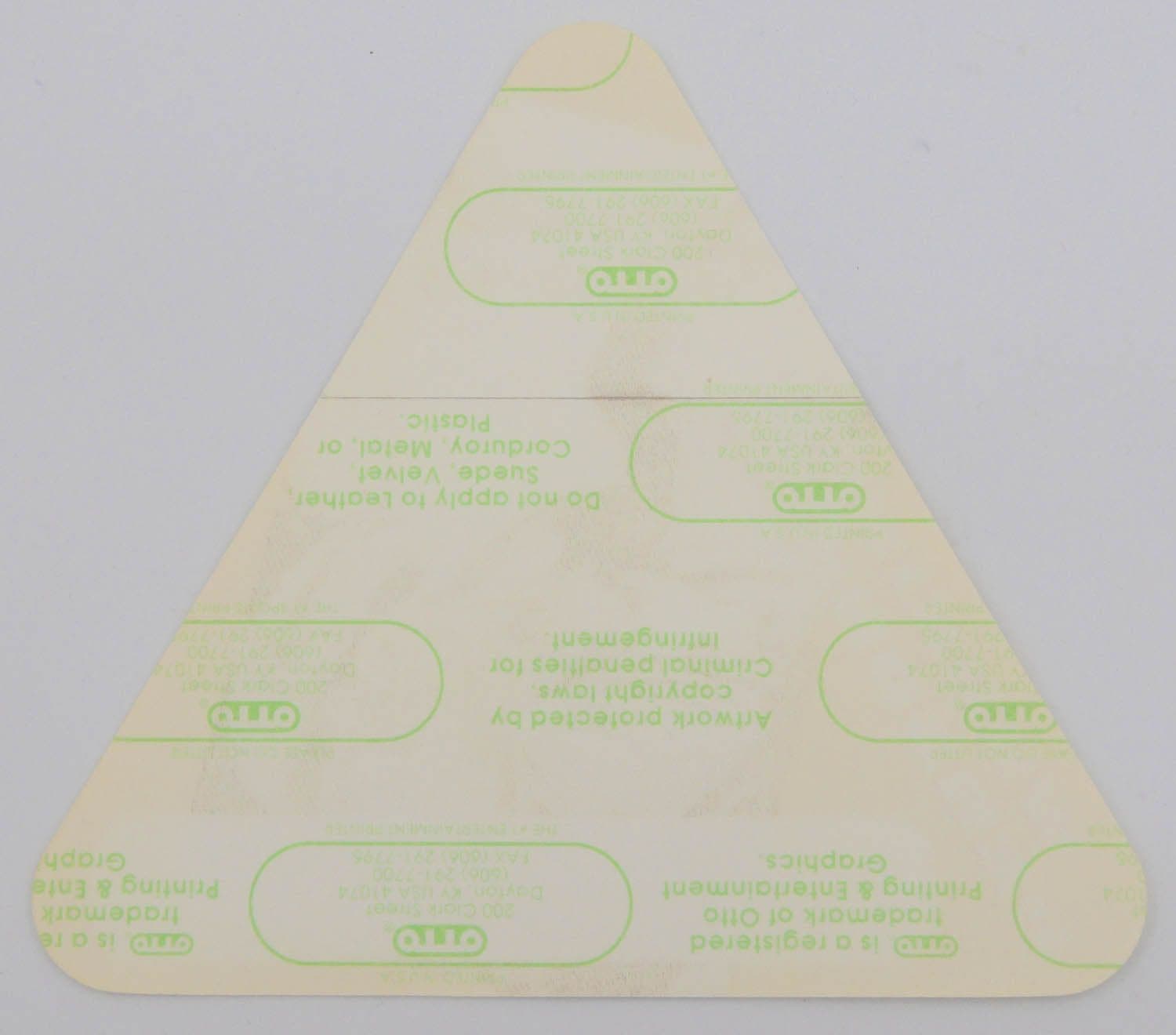 Aerosmith 'Get a Grip Tour '93-'95 - Working Personnel Yellow' Cloth OTTO Backstage Pass