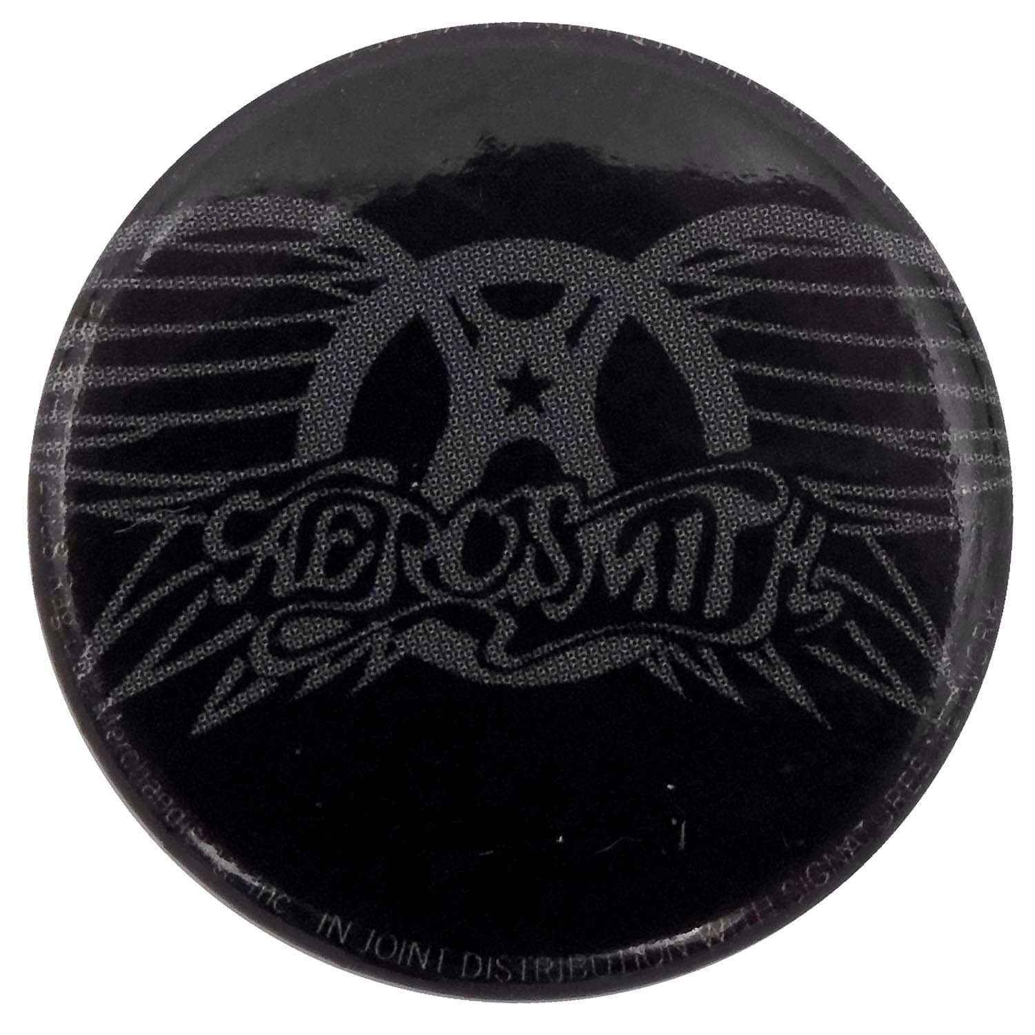 Aerosmith - 'Logo Dark' Button Badge