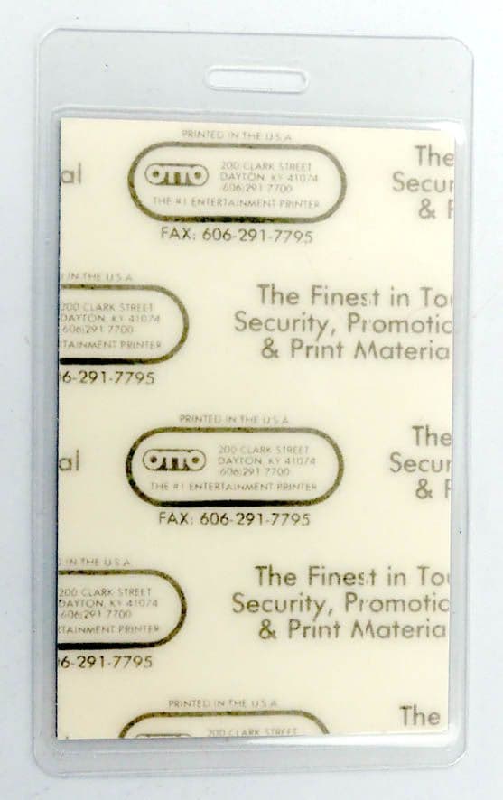 Aerosmith - 'Permanent Vacation World Tour 87 -88' Vintage Laminated Backstage Pass