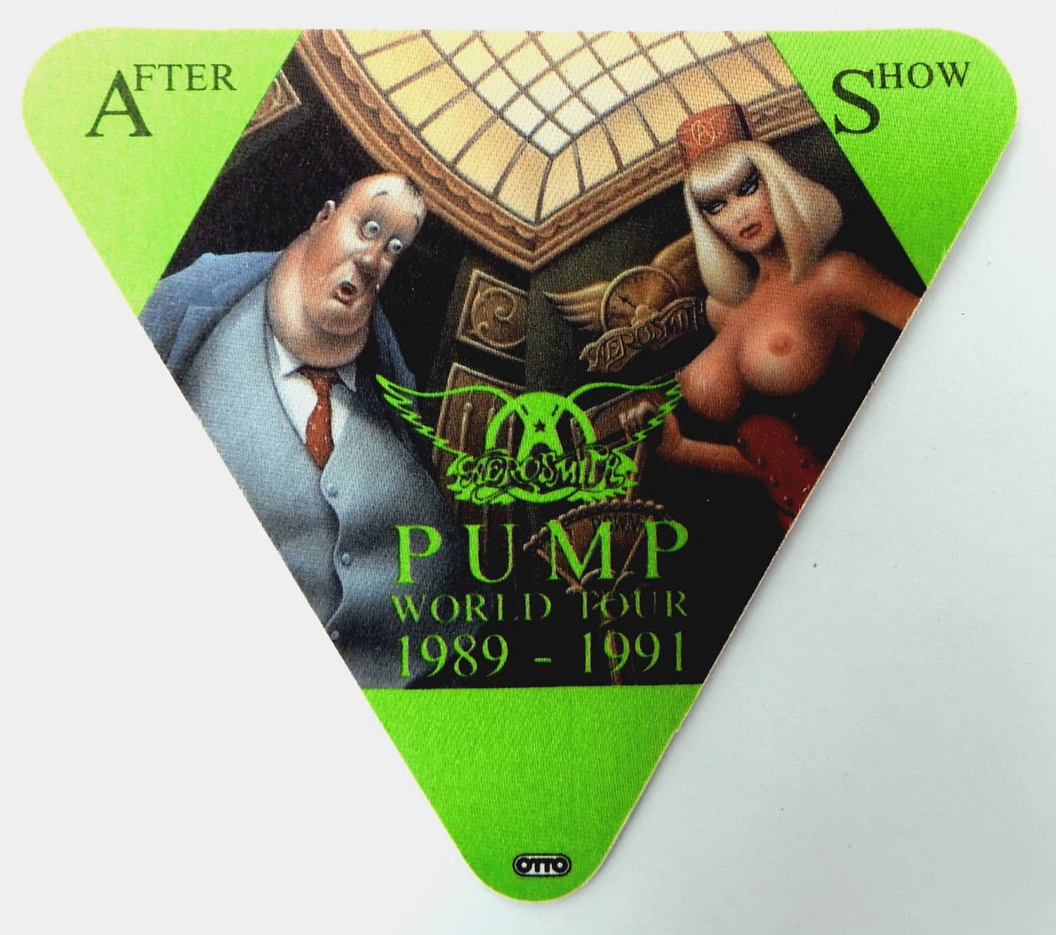Aerosmith 'Pump World Tour 1989-1991' Backstage Pass