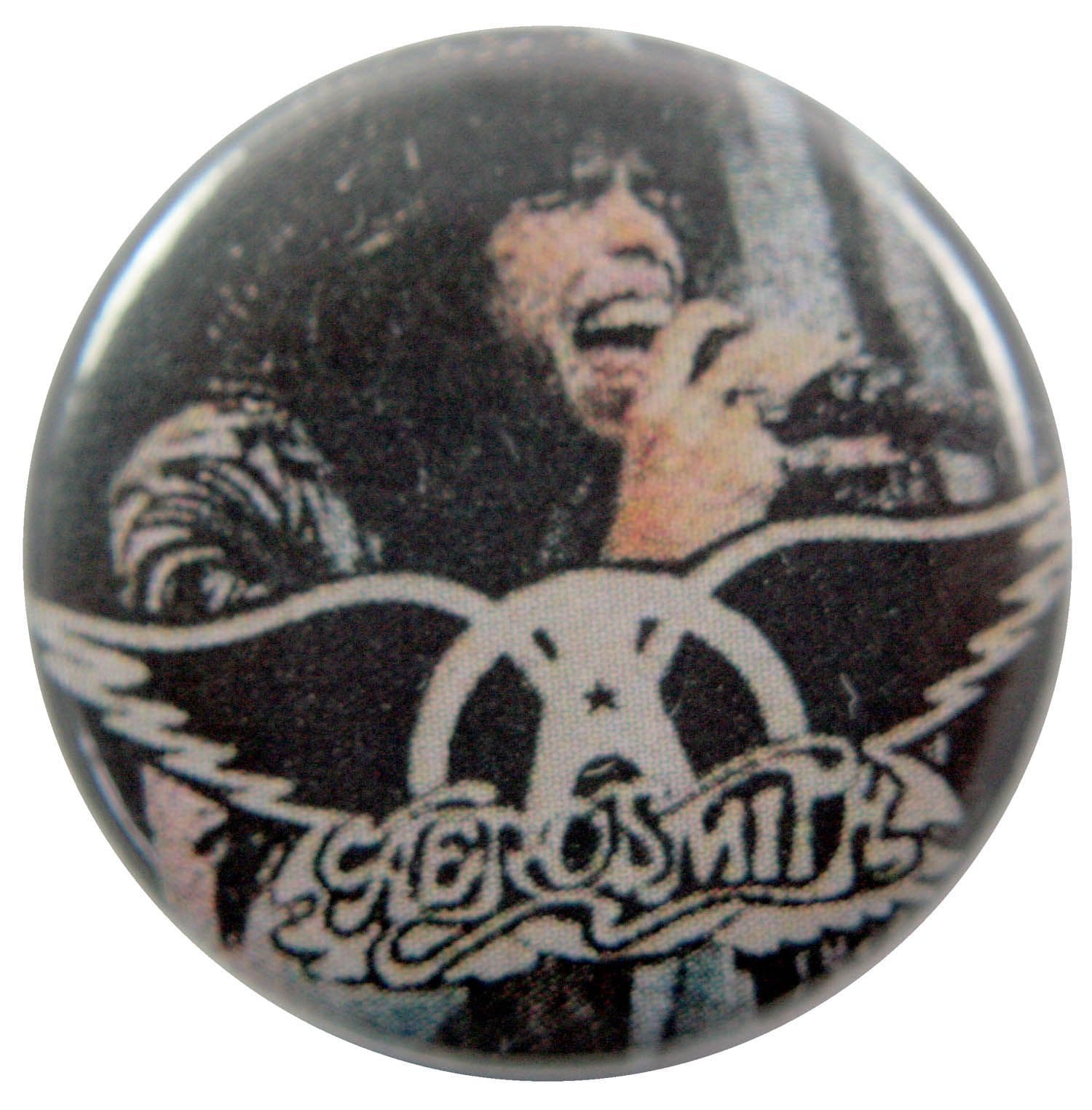 Aerosmith - 'Steven Tyler' Button Badge