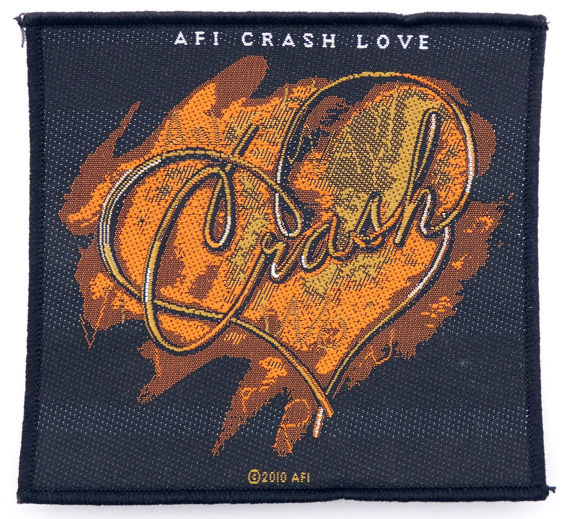 AFI - 'Crash Love Heart' Woven Patch