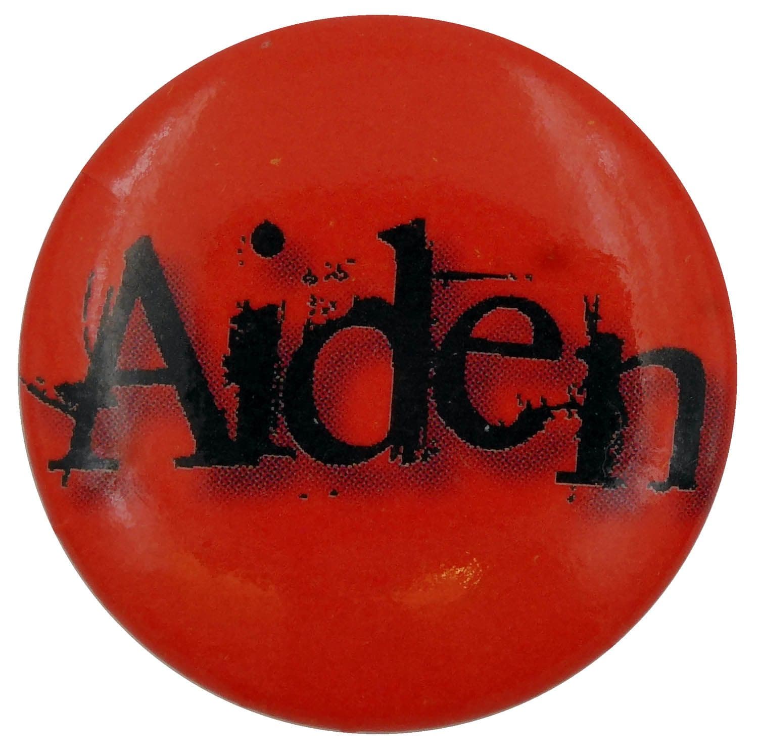 Aiden - 'Logo Red Background' Button Badge