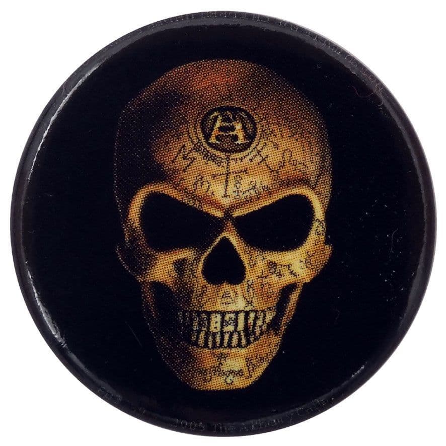 Alchemy - 'Omega' Button Badge – Rock by Mail