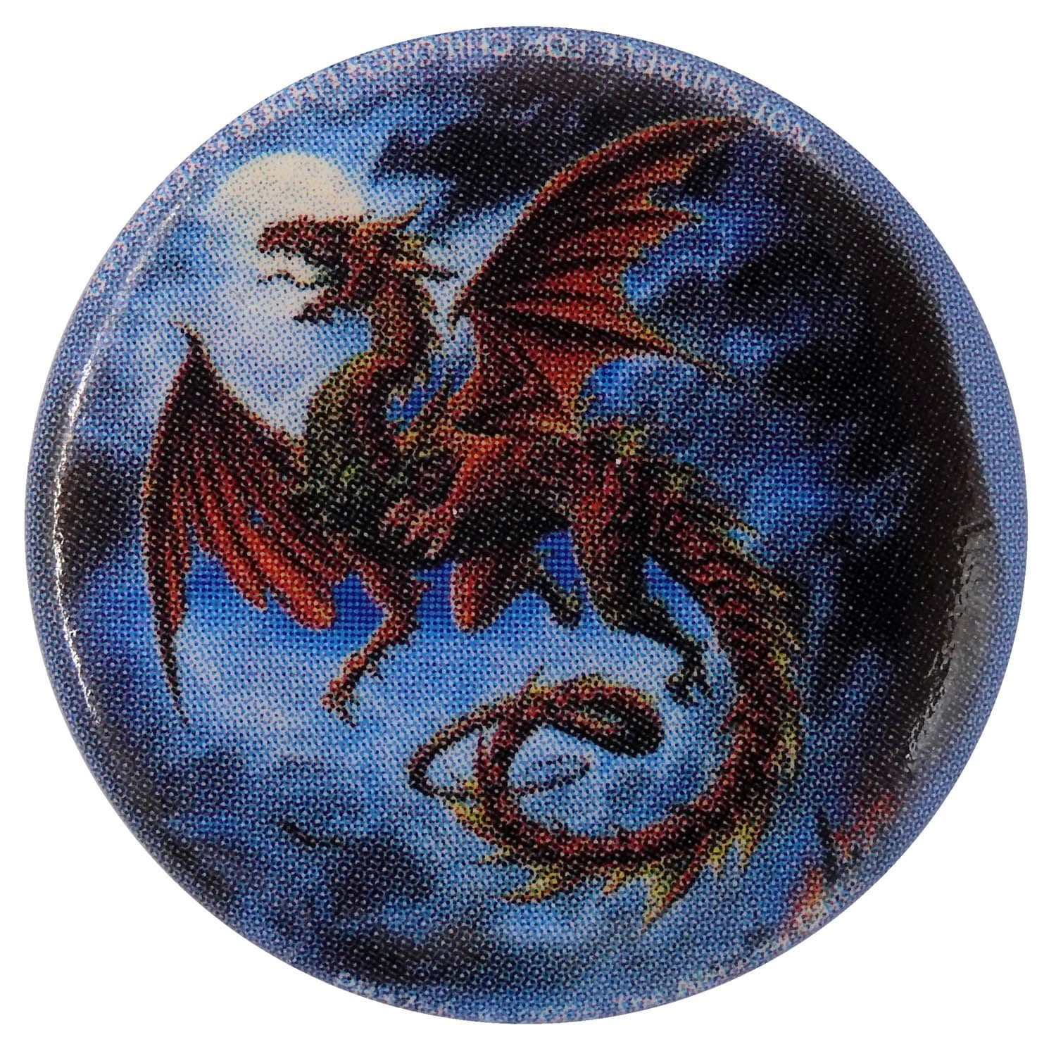 Alchemy - 'Whitby Wyrm' Button Badge