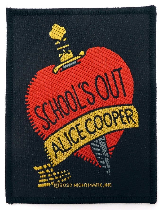 Alice Cooper - 'School's Out' Woven Patch