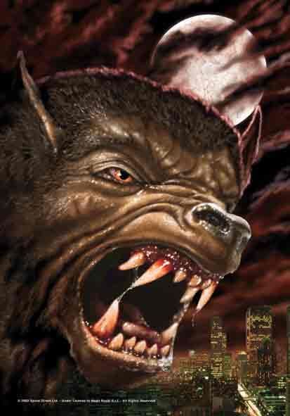 American Werewolf - Poster Flag