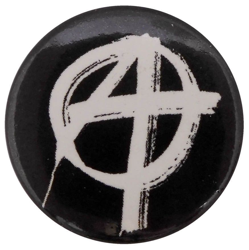 Anarchy - 'Marker Pen Style' Button Badge
