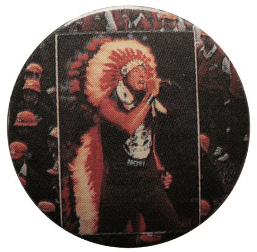 Anthrax - 'Indian Headdress' Button Badge – Rock by Mail