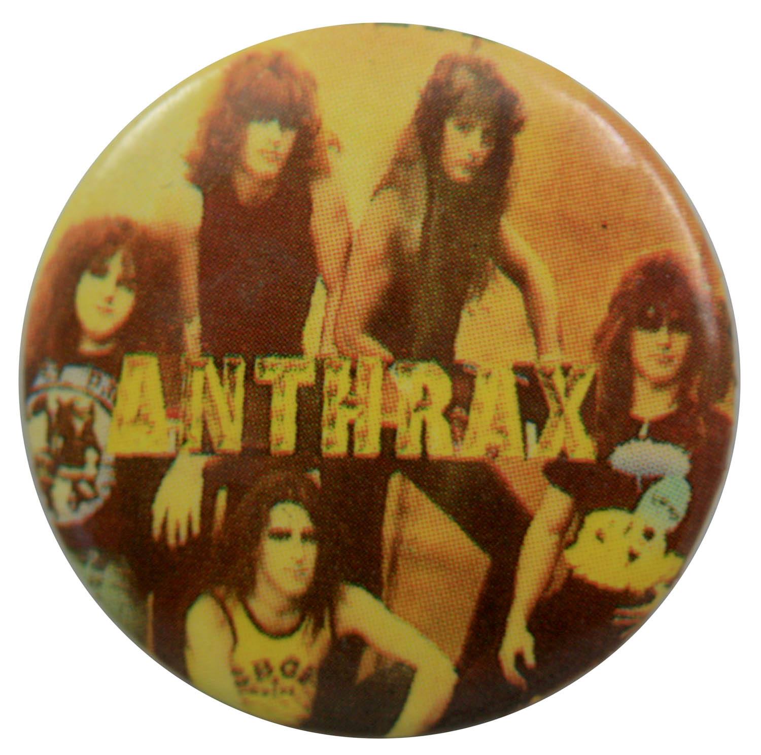 Anthrax - 'Group Yellow' Button Badge