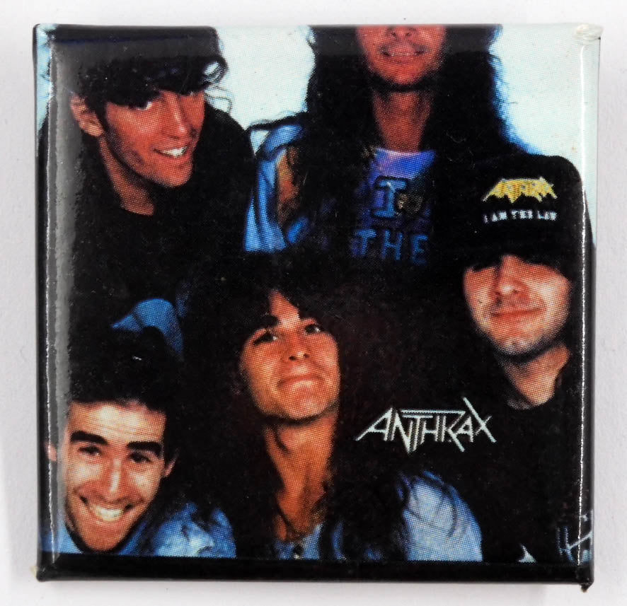 Anthrax - 'Group' Vintage Square Badge