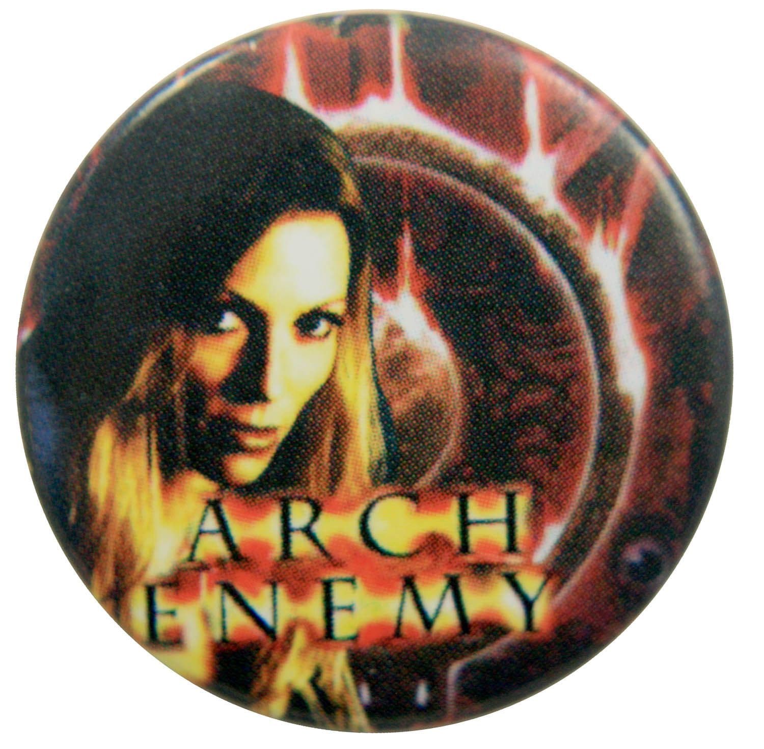 Arch Enemy - 'Angela Flames' Button Badge